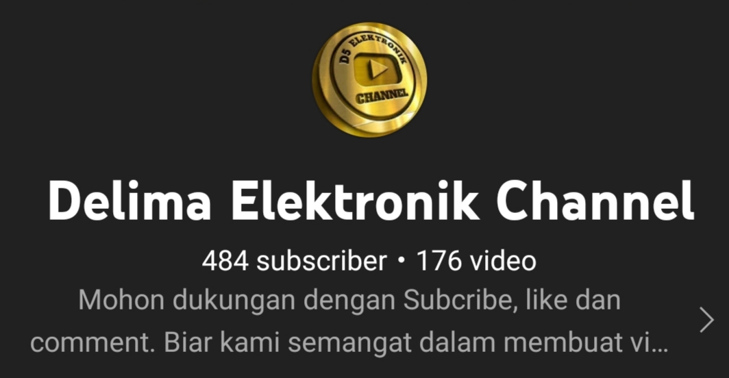 Silakan di tekan logo di atas, untuk link youtube Delima elektronik channel