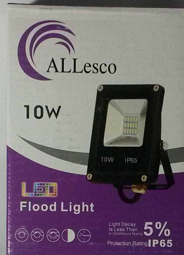 Lampu Led Sorot 10W. Dijual 2 jenis pilihan cahaya Putih dan Kuning