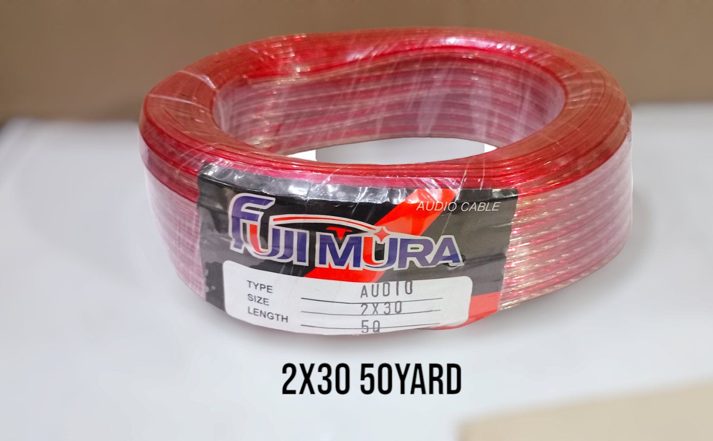 Kabel transparant 2x30 panjang 50 yard