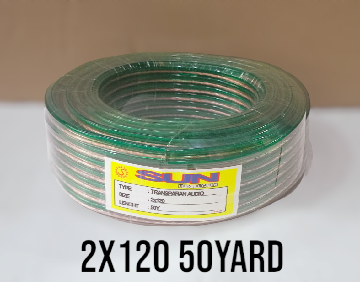 Kabel transparan 2x120 50yard
