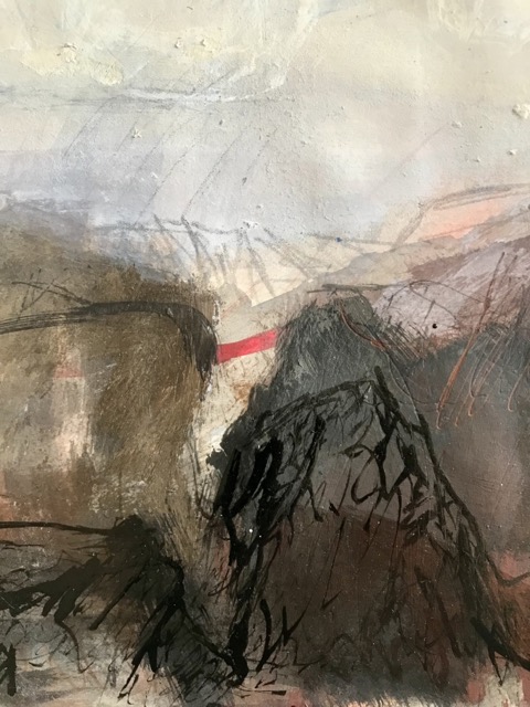 Acrylique-Encre de Chine-mine - graphite sur papier- 2023
