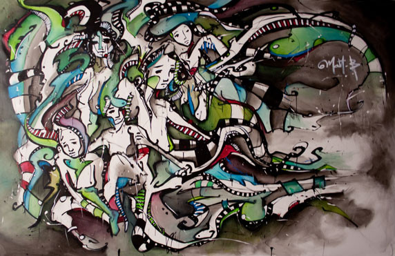 Live 43 / Fête de la Musique / Evian (74) / 190/300 cm