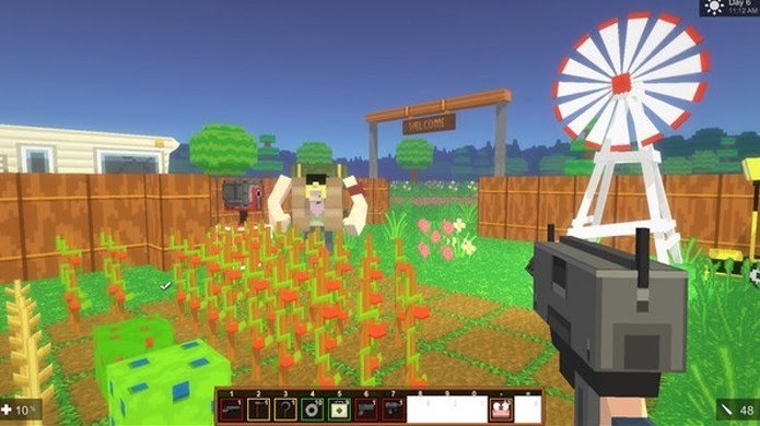 Dead Acres parece combinar os combates de Unturned com as plantações de Minecraft e ideias originais como armadilhas 
