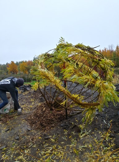 Avancement des travaux de notre landart