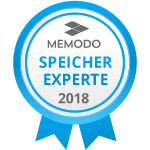 PV-Lieder ist MEMODO SPEICHER EXPERTE 2018