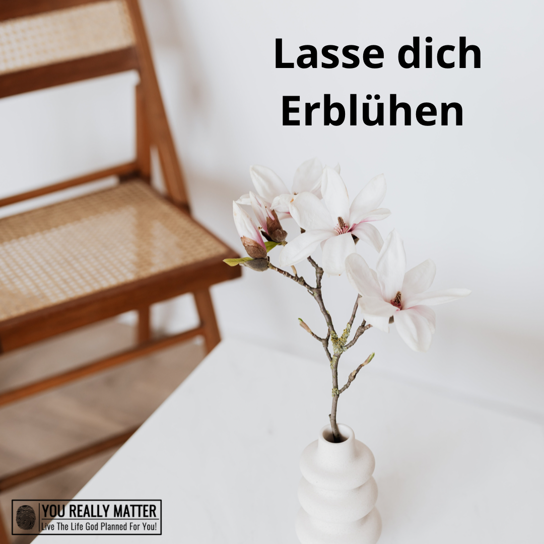 Lasse dich Erblühen
