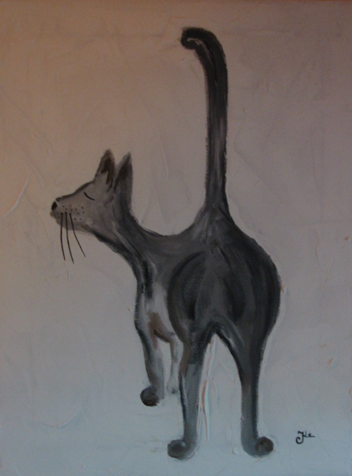 Katze II /40 x 30 cm