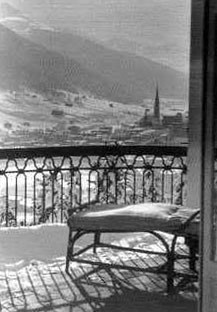 Balkon Waldsanatorium Davos