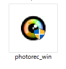 ファイル復元無料ソフトのphotorec win