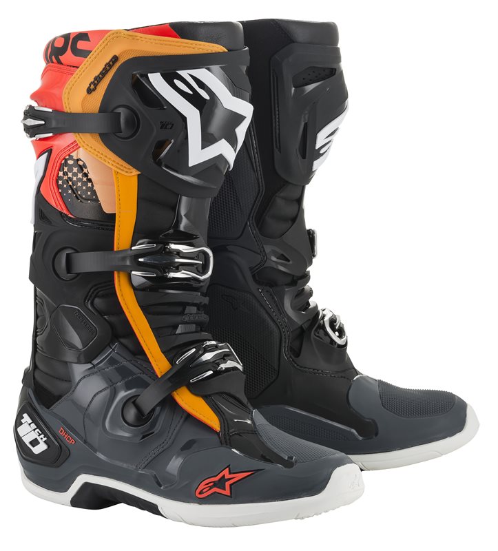 Alpinestars De website van bakensmotoren! Alpinestars MX Boots Tech 5 WhiteBlackOrange Fluo
