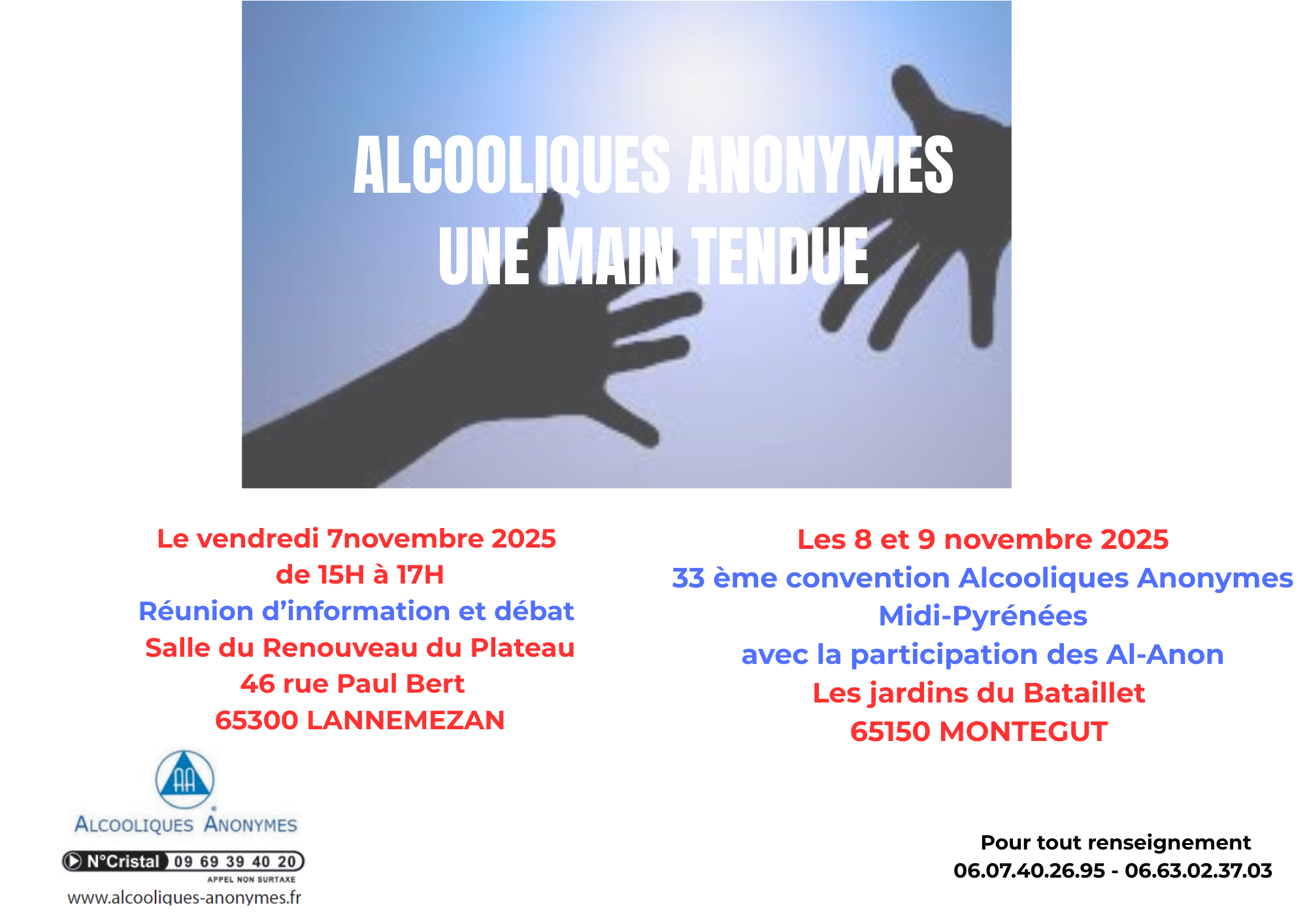 Convention Midi-Pyrénées 8 et 9 Novembre 2025 Montégut