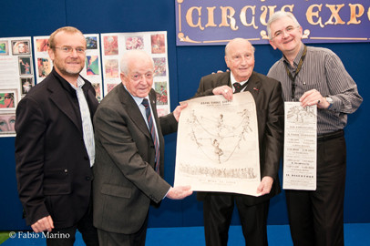 Da sinistra: Alessandro Serena, Egidio Palmiri, Alain Frère, Antonio Giarola