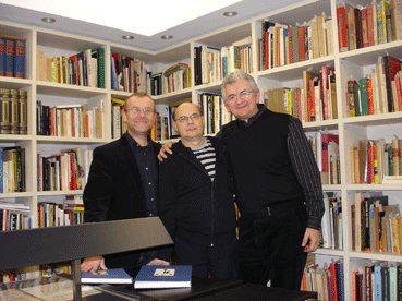 Karl Heinz Zeitehn con Antonio Giarola e Alessandro Serena