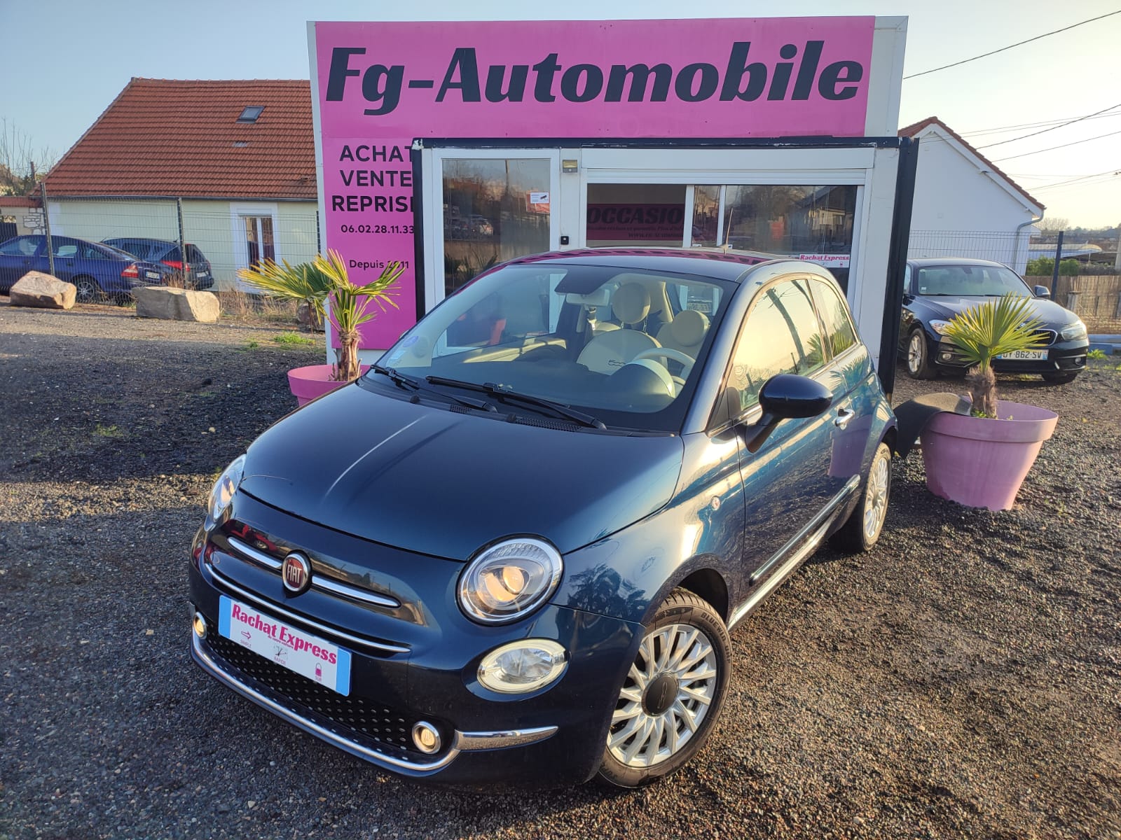 FIAT 500 1.2l 69cv LOUNGE - 8490€