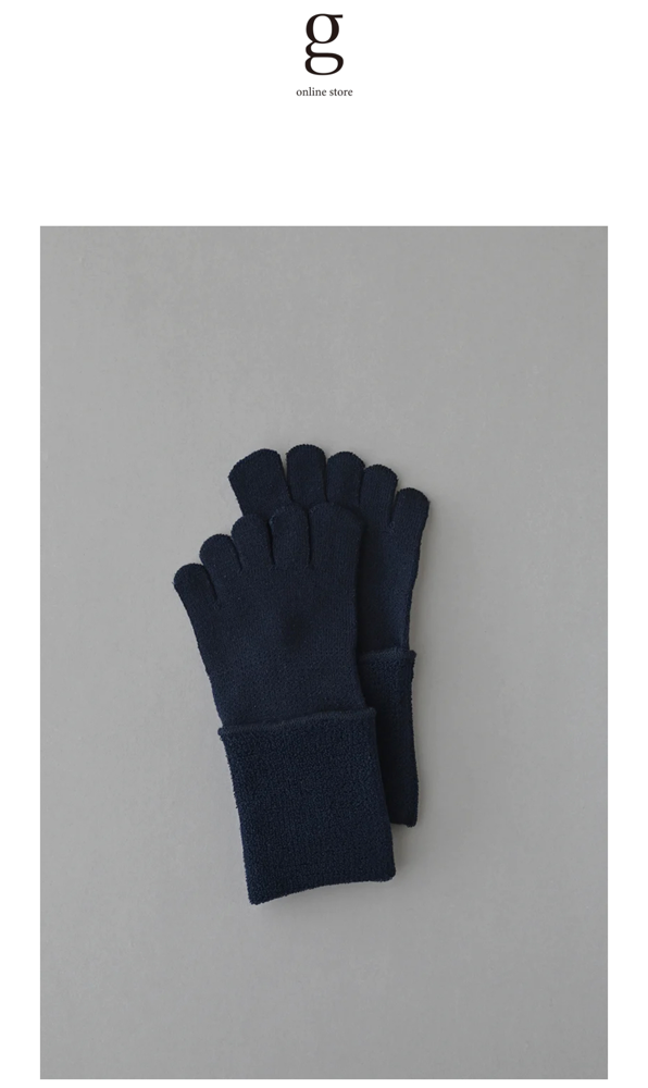 五本指「足の肌着」絹と綿 organic cotton