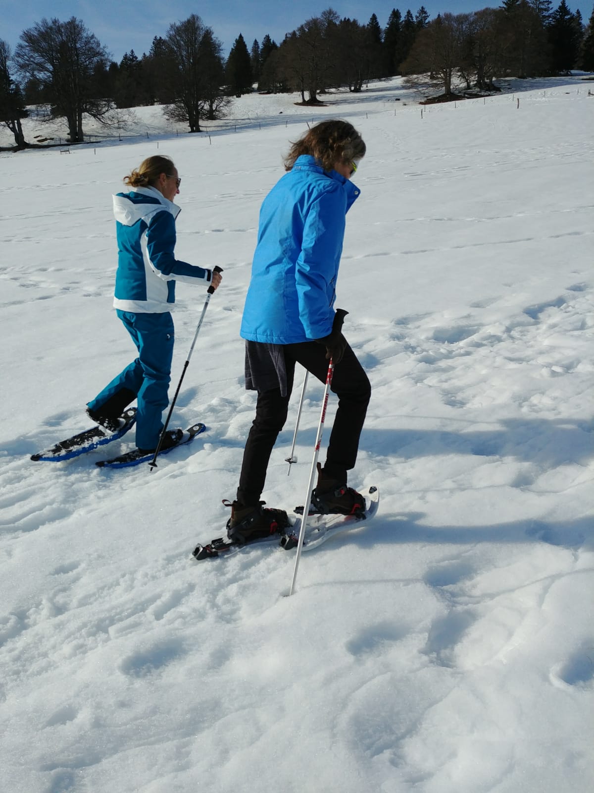 Schneeschuhlaufen Prés d'Orvin