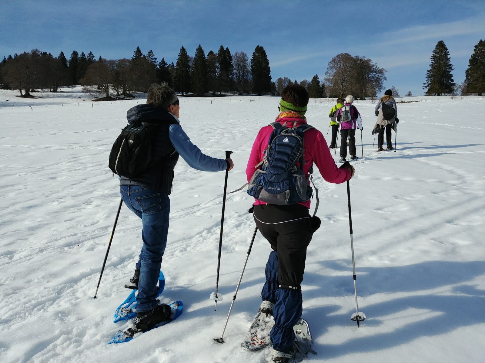 Schneeschuhlaufen Prés d'Orvin