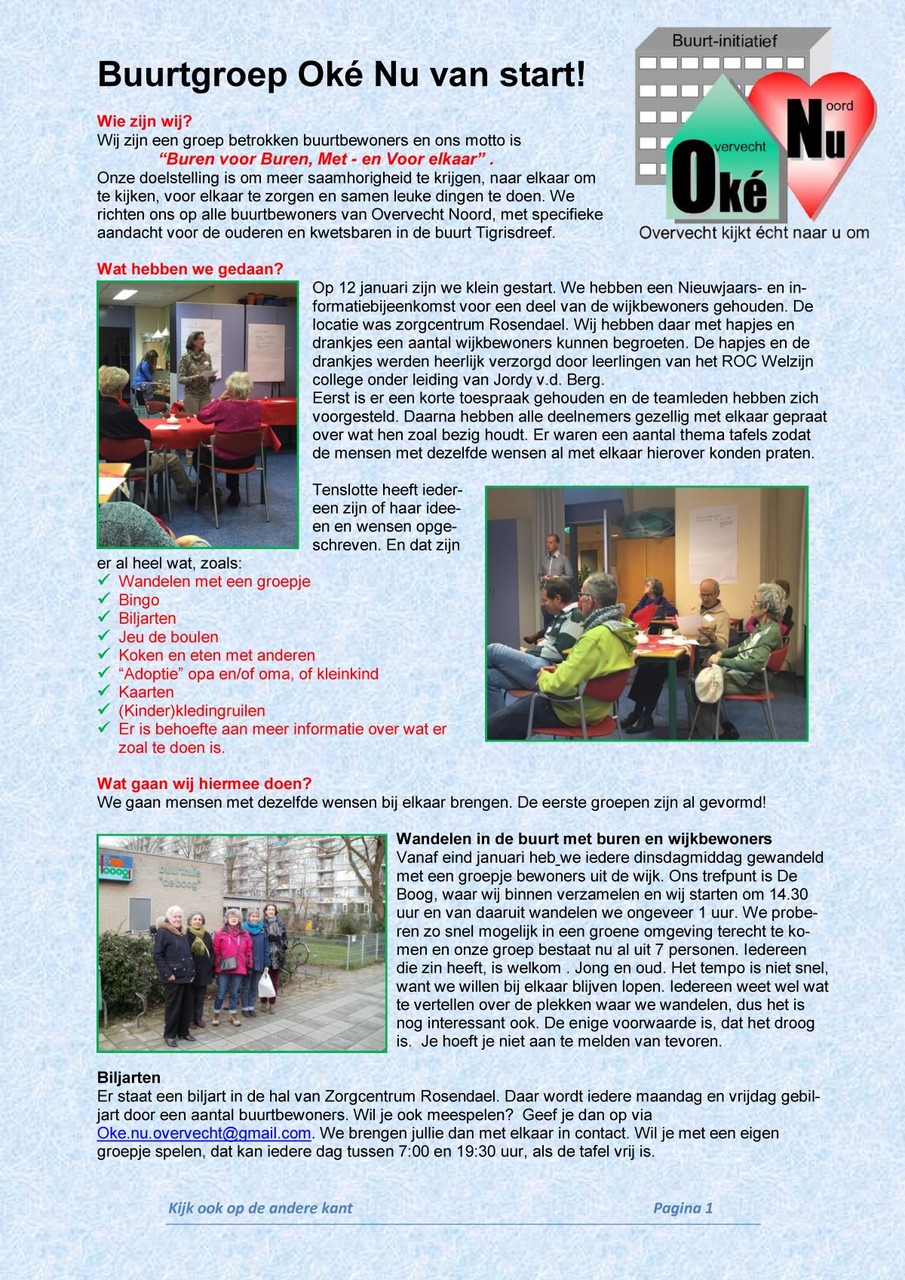 Oke Nieuwsbrief nr 1 - pagina 1     Klik om te lezen