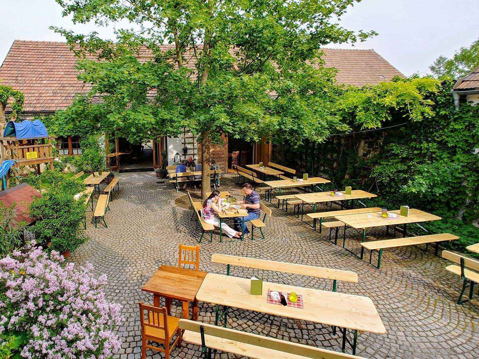 Genuss im Grünen.