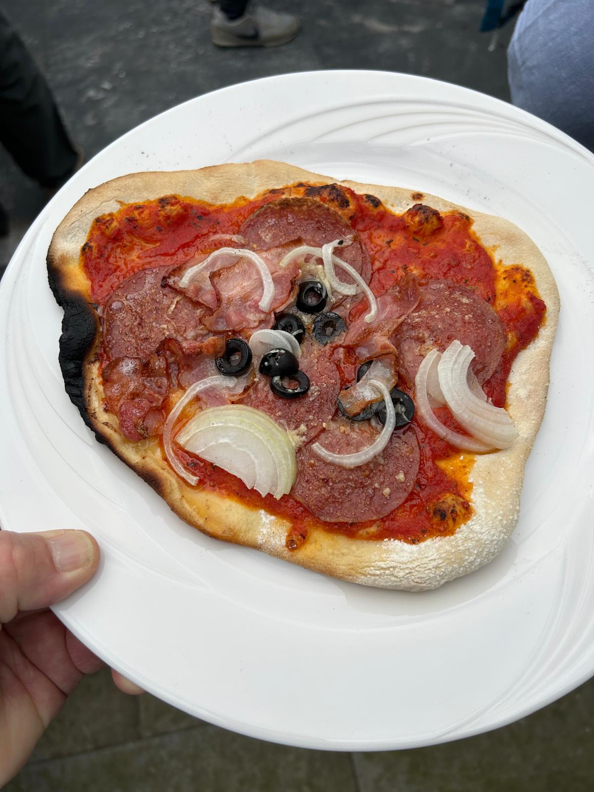 Eine Super-Pizza!