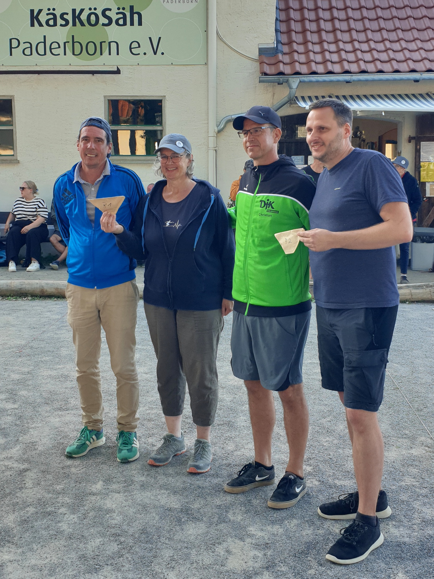 B-Finalisten: Robert & Kathrin, Christian & Andreas