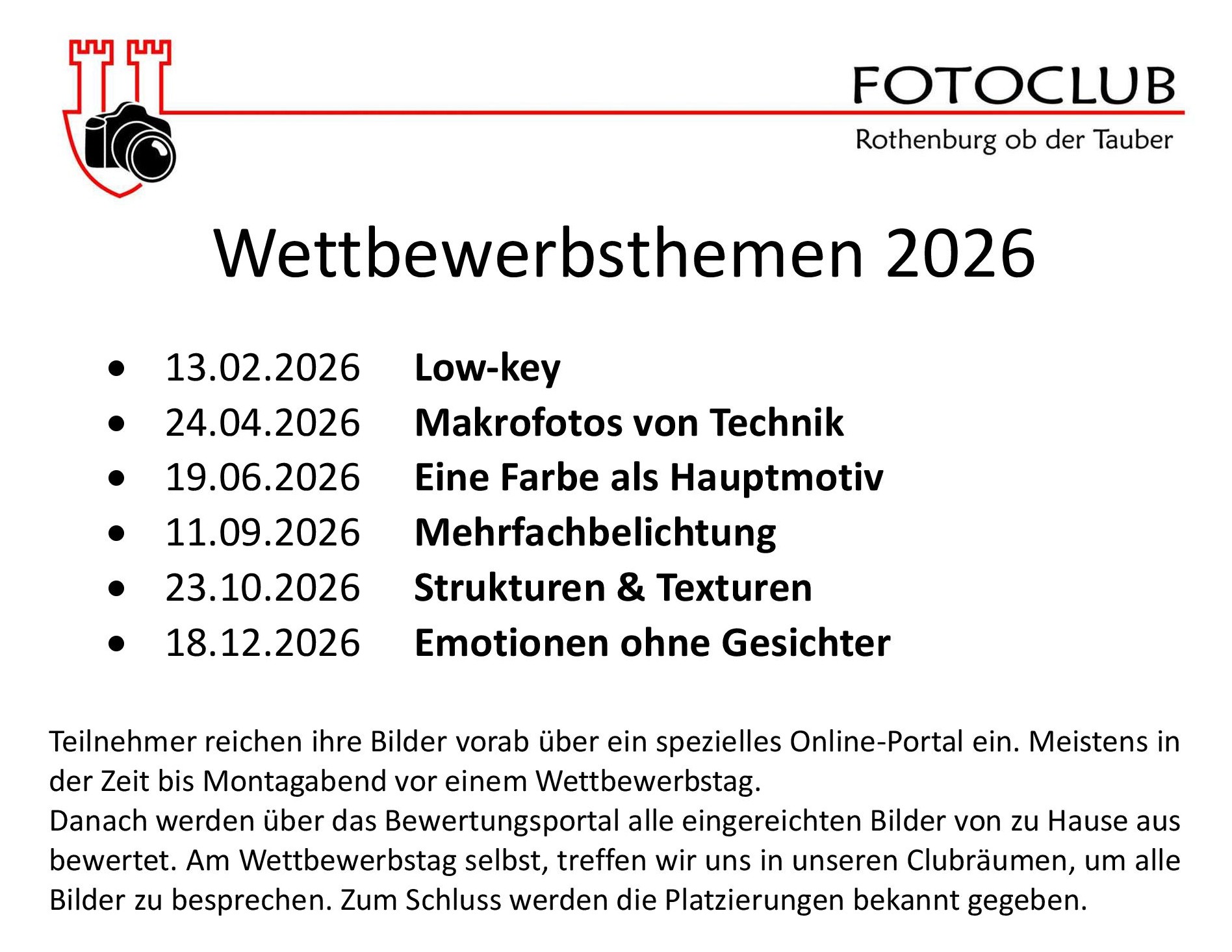 Wettbewerbsthemen 2026