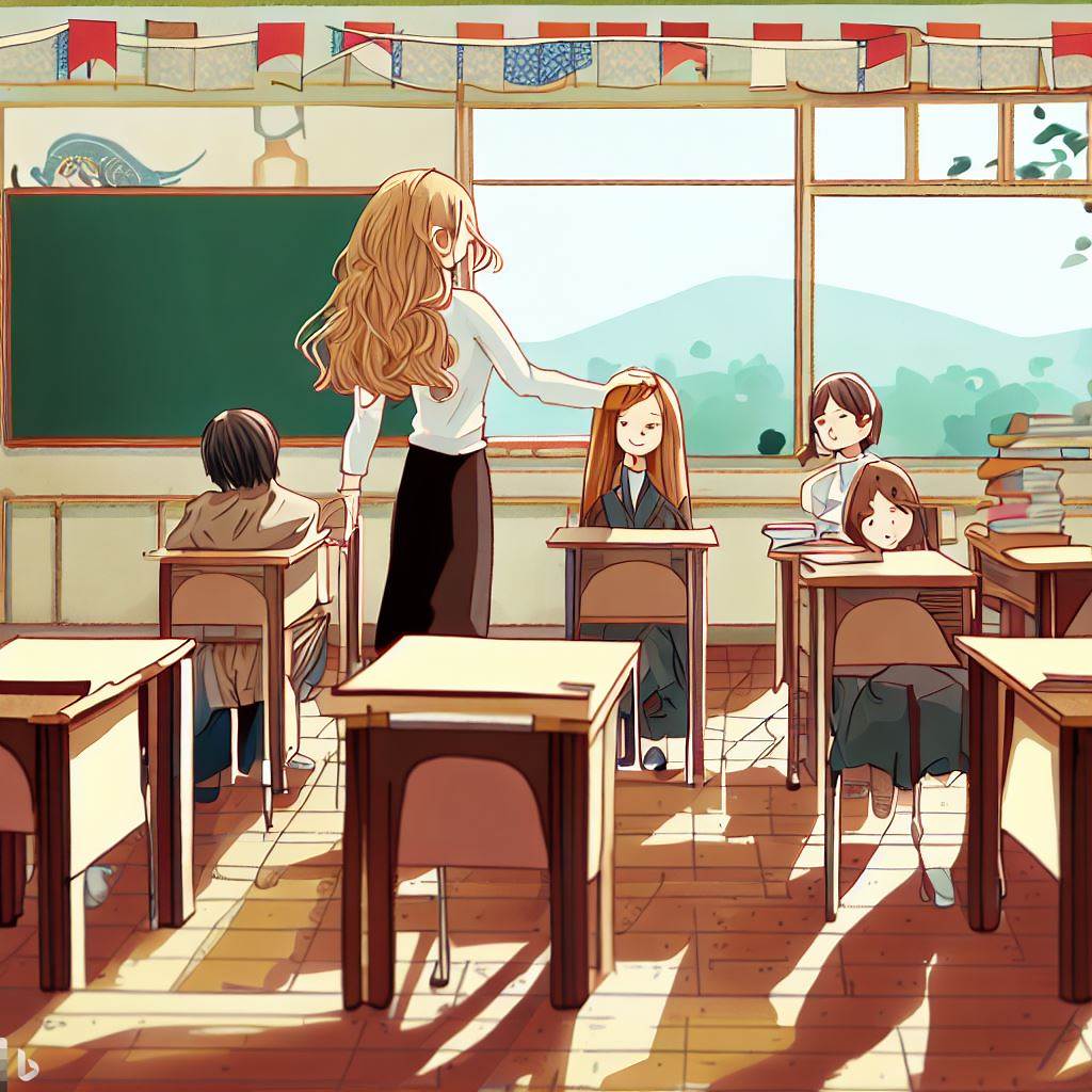 日本だけでなく世界的に話題を集めているAIにイラストを描いてもらった「授業風景編」