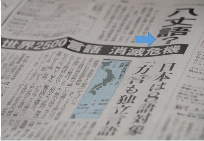 日本情報 日本語 八丈町と「危機言語・方言サミット」