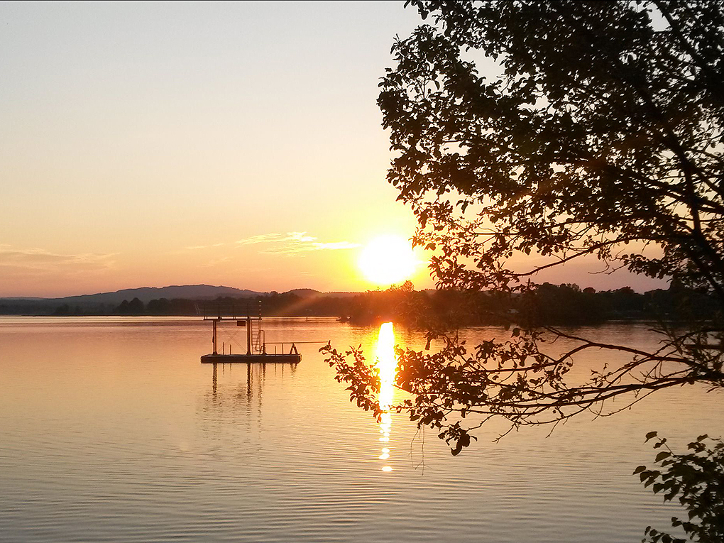 Sonnenuntergang am Staffelsee