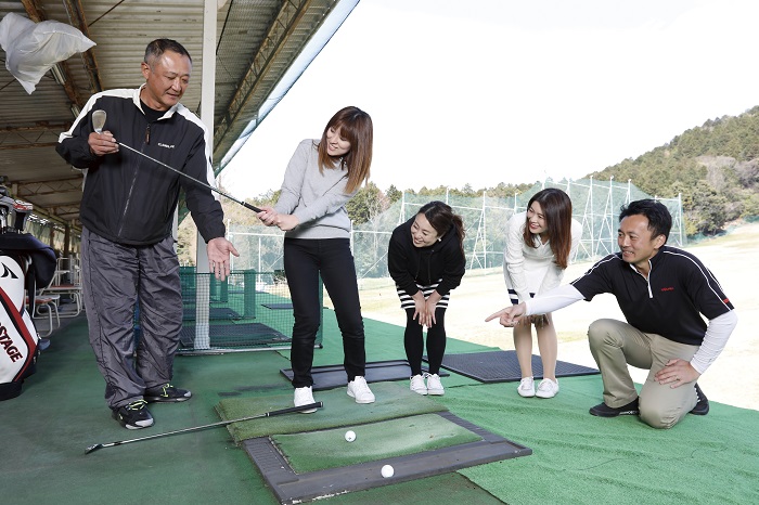 トードーゴルフセンター 滋賀県ゴルフ練習場 滋賀県湖南市の打ちっぱなしゴルフ練習場 前方もネットなし