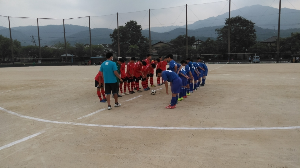 旭丘中学校との練習試合