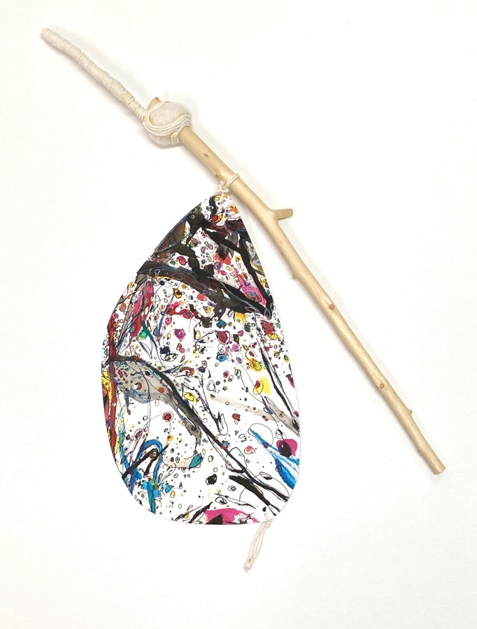 "Miniature Cosmic Leaf j-1", 12x17", 2024