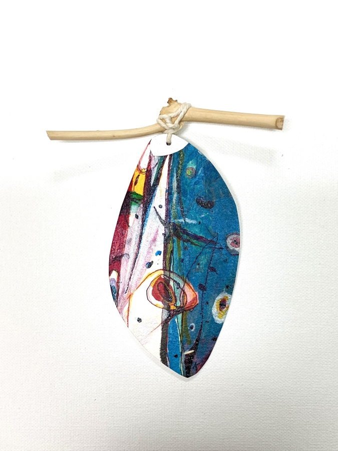 b-17 cosmic leaf, 6x4.5, 2024 
