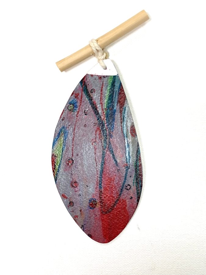 b-24 cosmic leaf, 6x3, 2024
