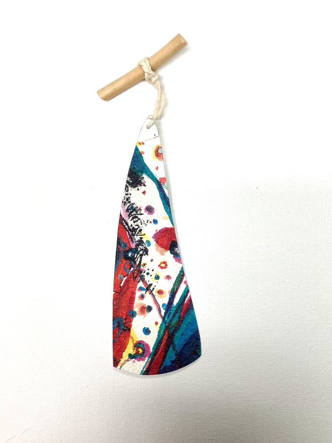 b-4 cosmic leaf, 8x2.5, 2024 