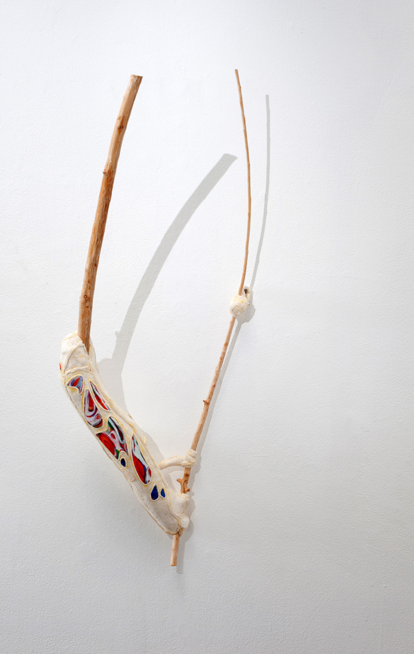 "Forms from the Cosmic Tree #5",  mix media assemblage, 40"x15"x18", 2015, available $600.00