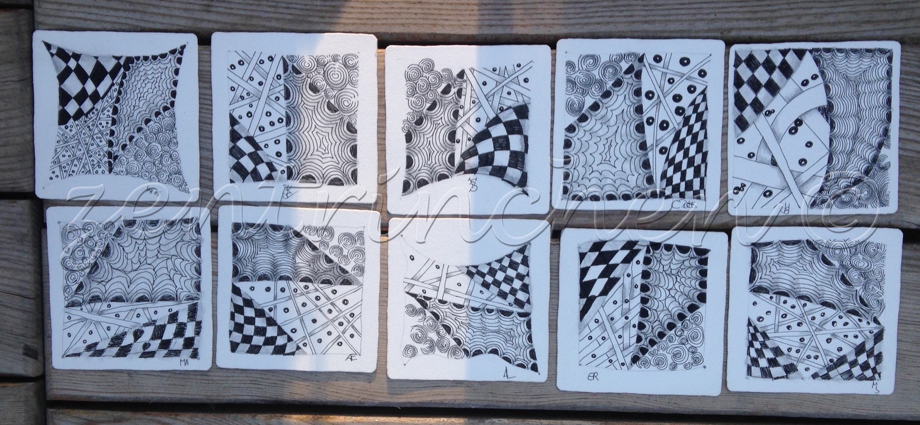 Yoga & Zentangle... eine schöne Kombination :)