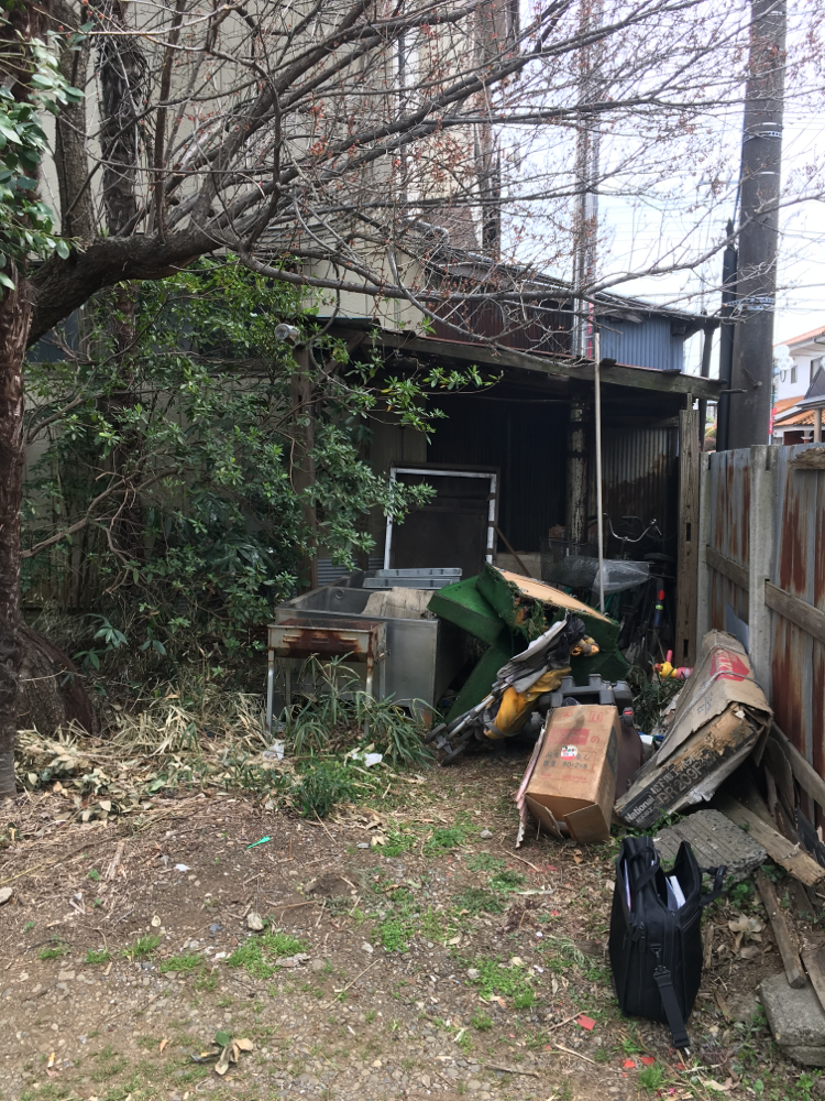お庭のお片づけ 遺品整理 不用品処分 さいたま市 ハウスクリーンさいたま