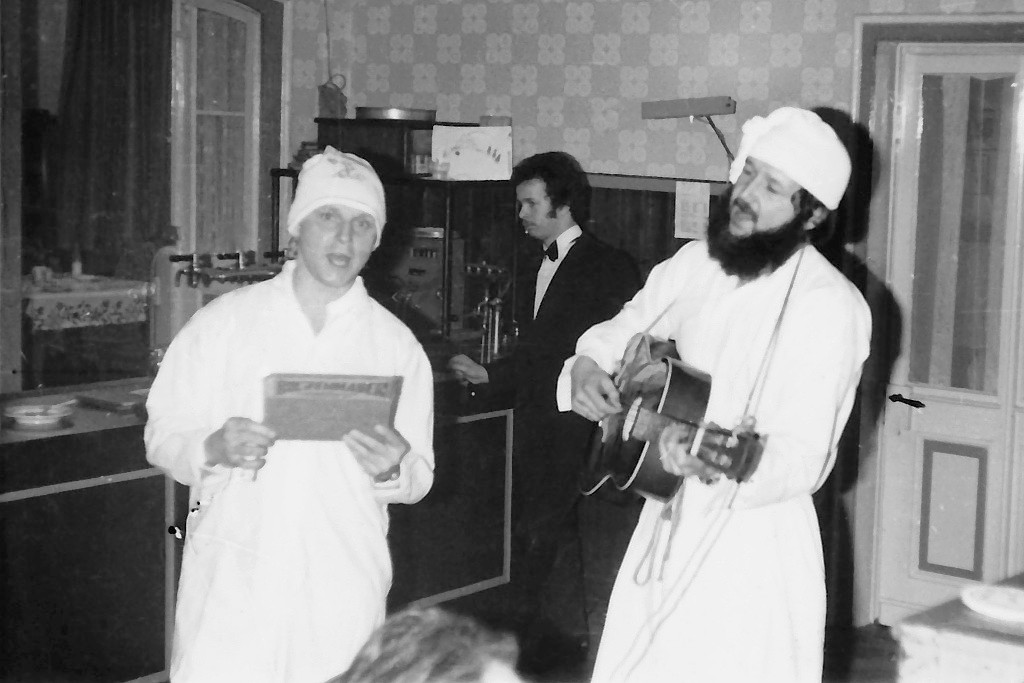 Steffen und ich bei der Bolzenhauer Show 1980