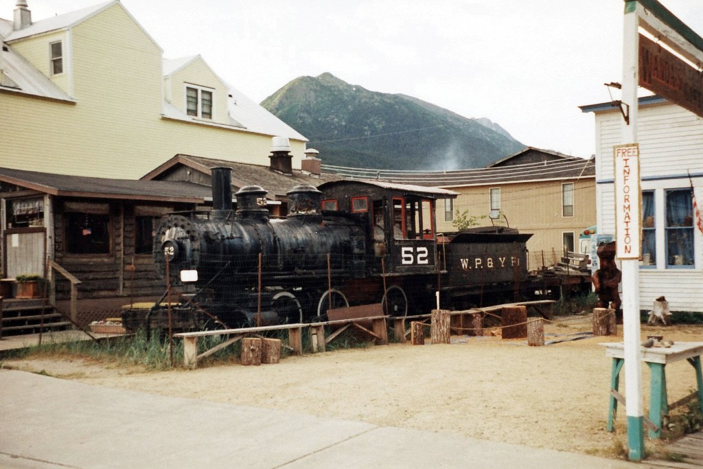 Alte Lok aus der Gründerzeit der WP&YR in Skagway