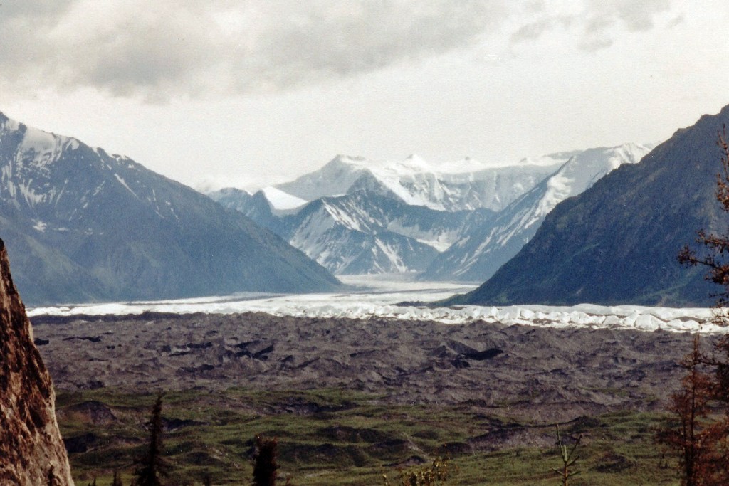 Der Matanuska-Gletscher am Glenn Hwy