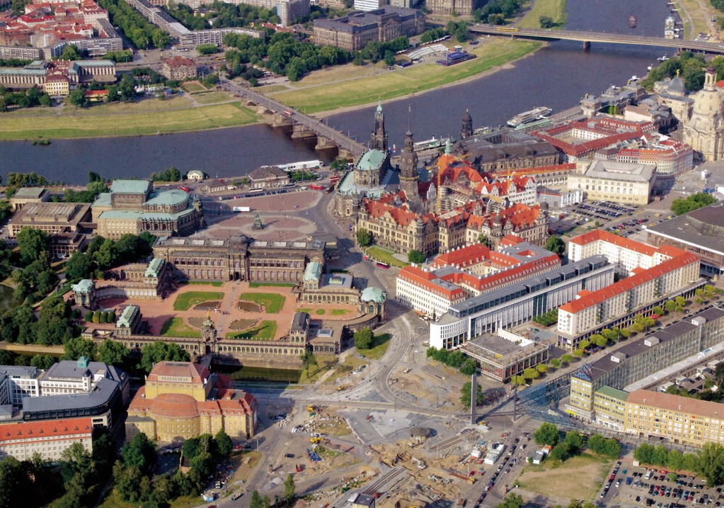 Dresden - Nordwestliche Altstadt dieser Tage