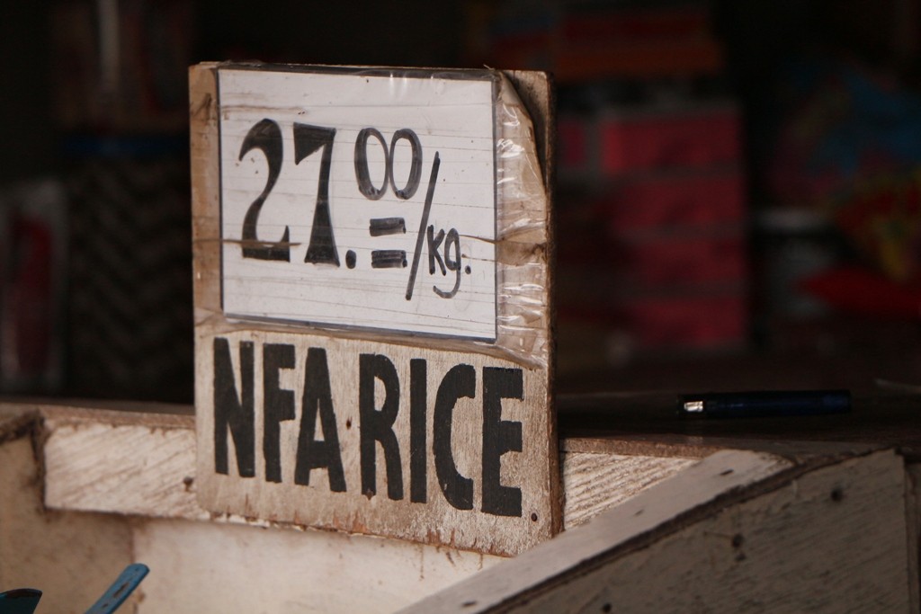 Ein Kilo Reis in Angelita´s Restrobar kostet hier schlappe 0,51 €!