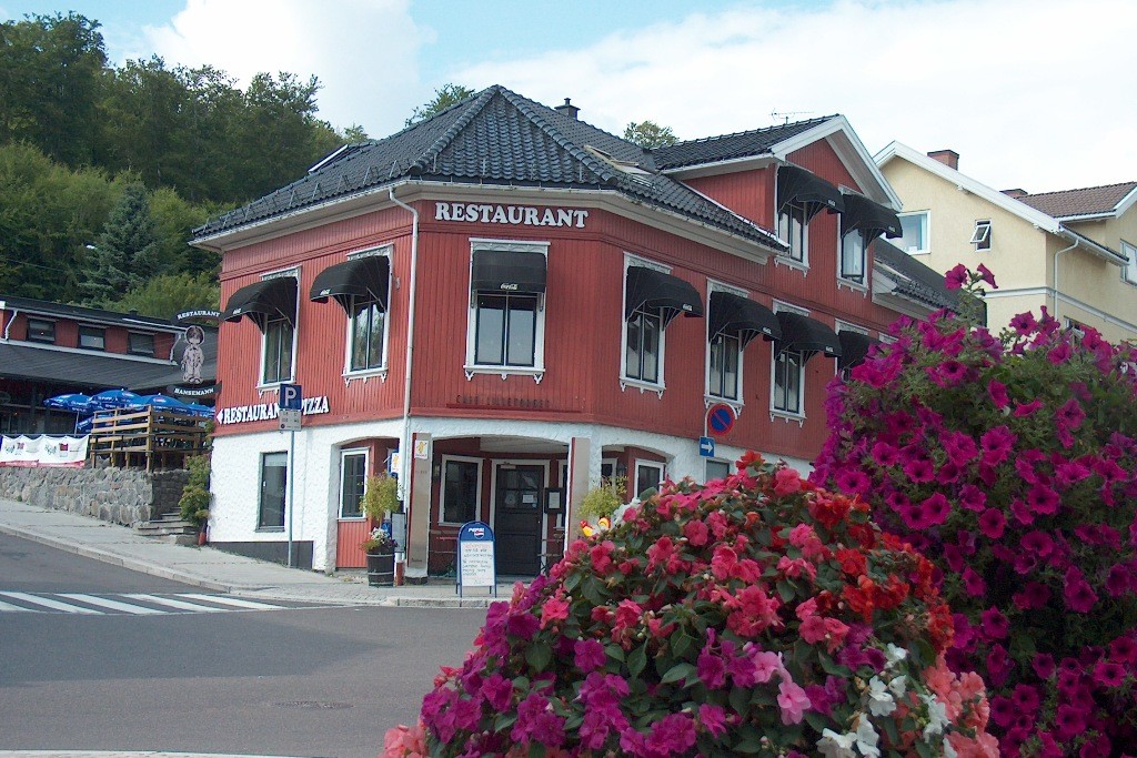 Stadtdetail von Larvik.