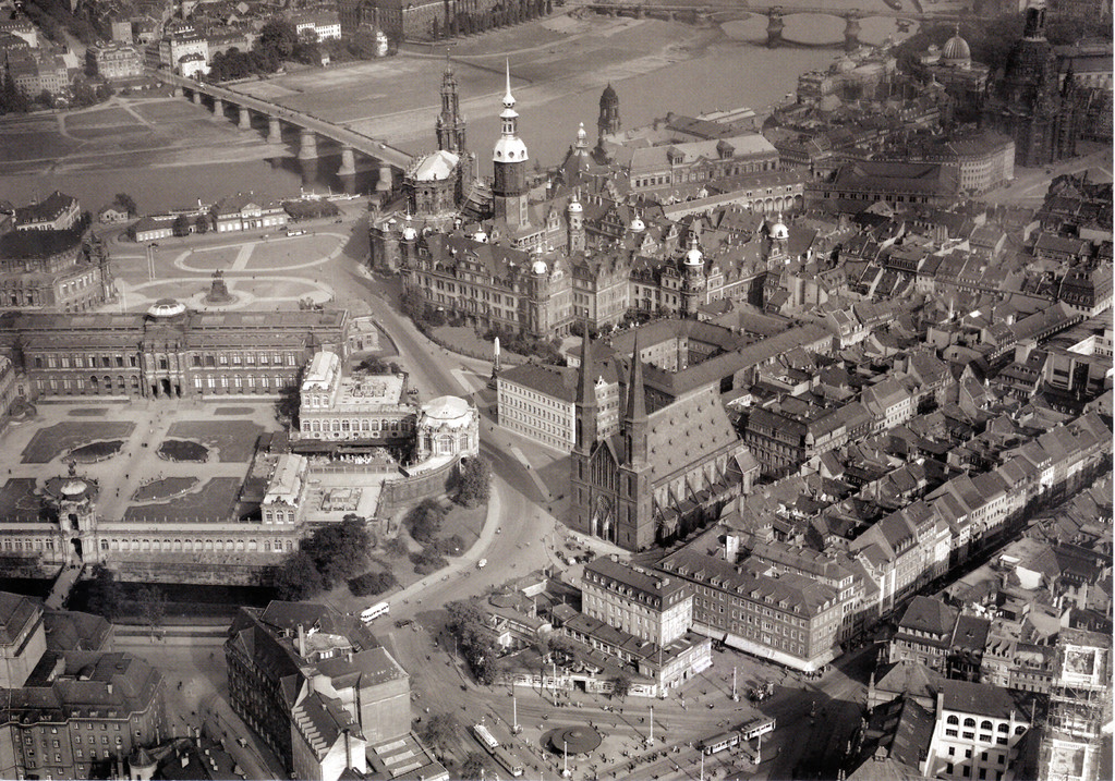 Dresden - Nordwestliche Altstadt einst