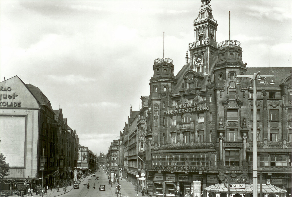 Dresden - Prager Str. vom Hbf.-Wiener Platz aus gesehen