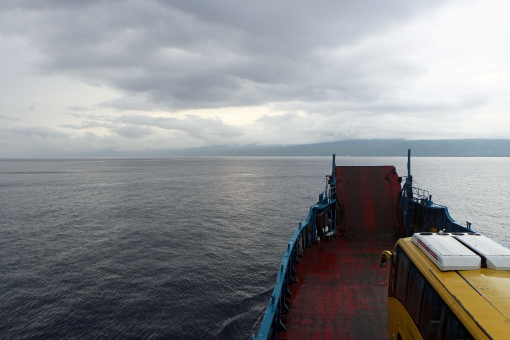 Der Blick voraus auf Cebu Island und die Tanon Strait!