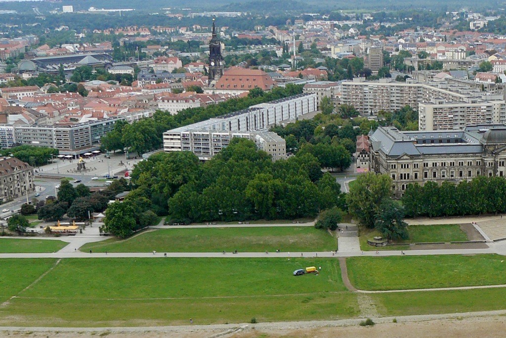 Gegenüber das Königsufer, unser Startplatz