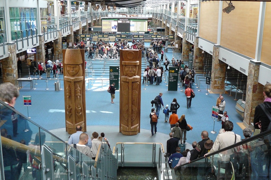 Detailansicht des neuen Airports von Vancouver!