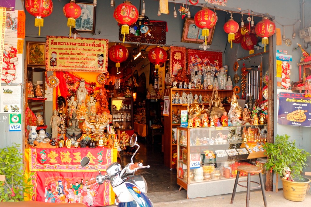 Das hier viele Thai´s mit chinesischen Wurzel leben ist augenscheinlich